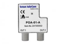 Broadband push on adapters