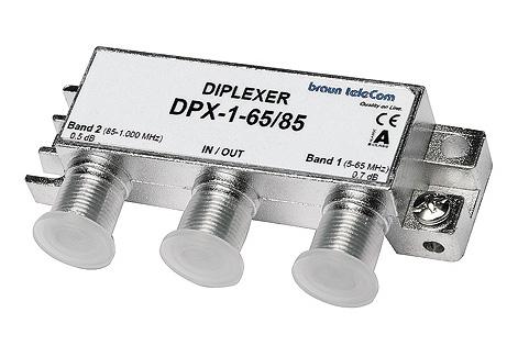 Diplex filter in F-technique