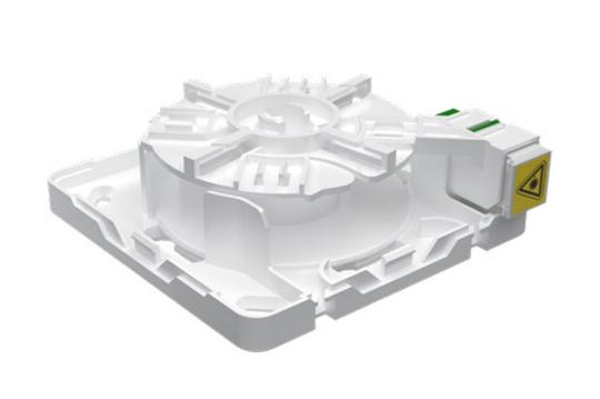 WAVEPACE® Glasfaseranschlussdose FWO-RS, LC/APC, mit Abrollsystem für den Teilnehmeranschluss