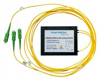 CWDM-Multiplexer CWDM-B-GPON w/ RF-overlay-SC/APC 