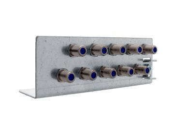 Erdungswinkelschiene 10-fach HQ 10-fach