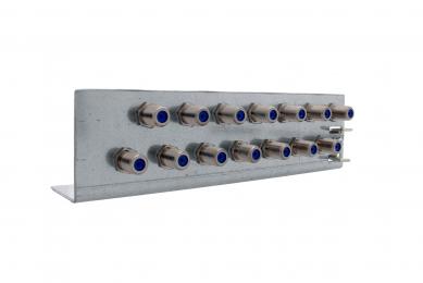 Erdungswinkelschiene 14-fach HQ 14-fach