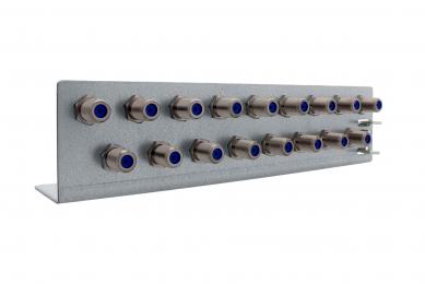 Erdungswinkelschiene 17-fach HQ 17-fach