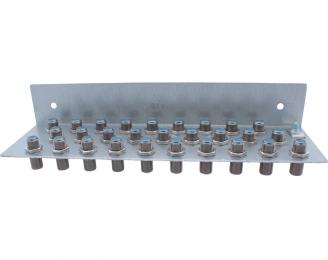 Erdungswinkelschiene 28-fach HQ 28-fach