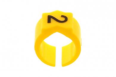 Kabelmarkierer STD-15-Y-2 Zahl "2"