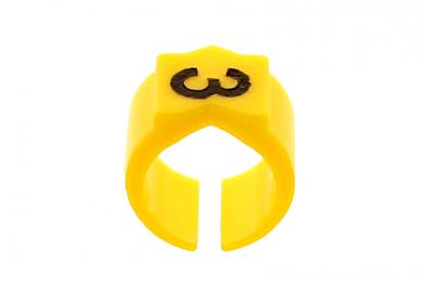 Kabelmarkierer STD-15-Y-3 Zahl "3"