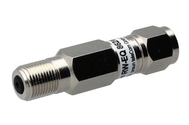 Festwert-Entzerrer 85 - 862 MHz mit linearem Rückweg in F-Technik 