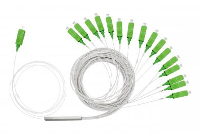 1 x N PLC Mini-Verteiler, SC/APC, Premium 