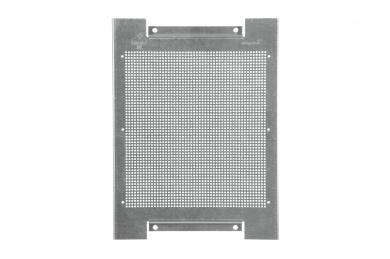 Lochblech-Montageplatte für Innenschutzschränke 