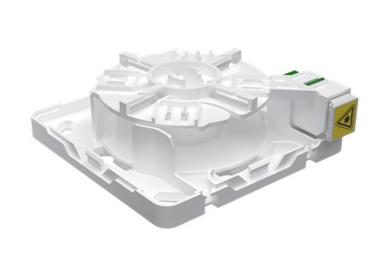 WAVEPACE® Glasfaseranschlussdose FWO-RS, LC/APC, mit Abrollsystem für den Teilnehmeranschluss 